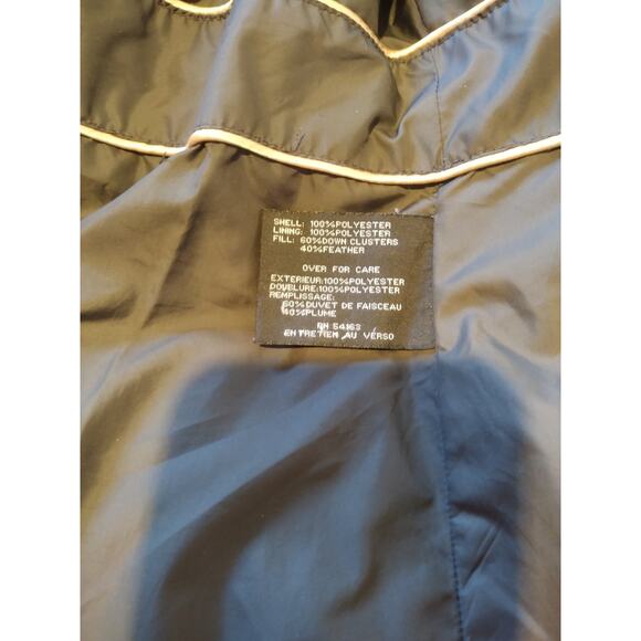 Cole Haan Women's Signature Down Feather Puffer Quilted Hood Belted Coat Medium - Picture 13 of 14